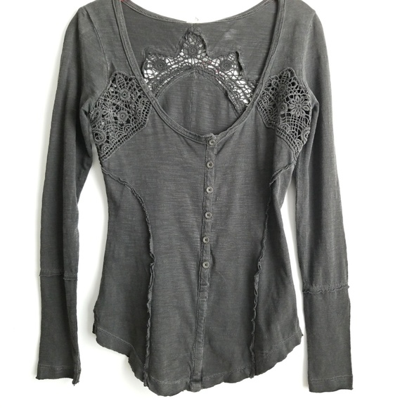 Free People Toosaloosa Keepsake Henley - Picture 3 of 6